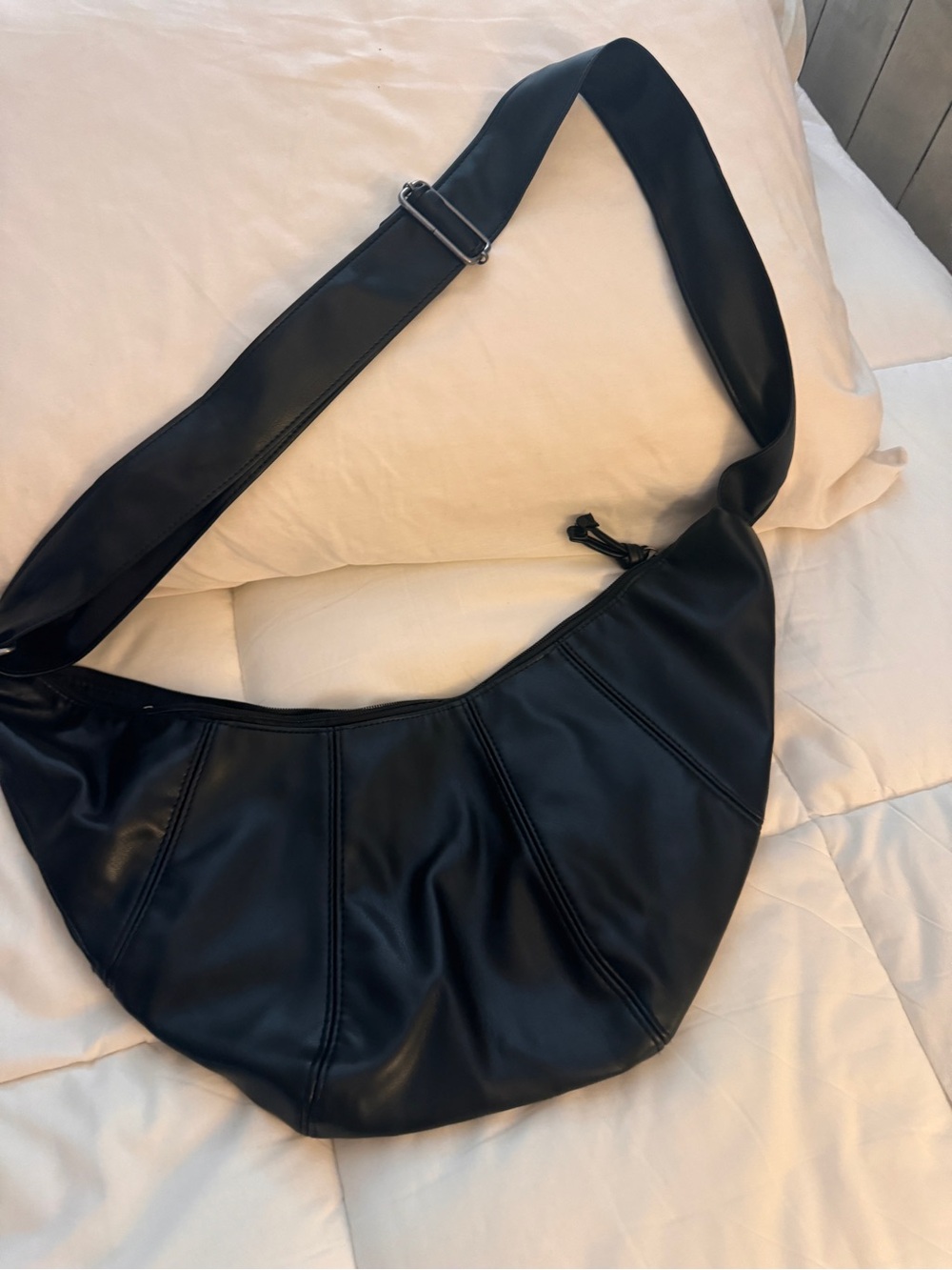 American Eagle Outfitters Black Crescent Hobo Shoulder Bag